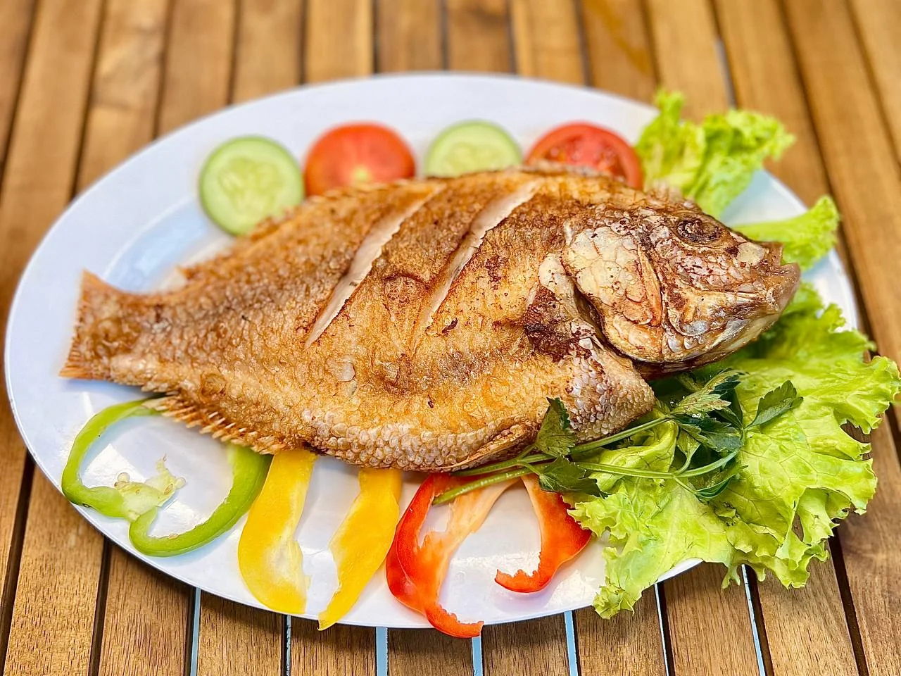 Запечённый Речной окунь