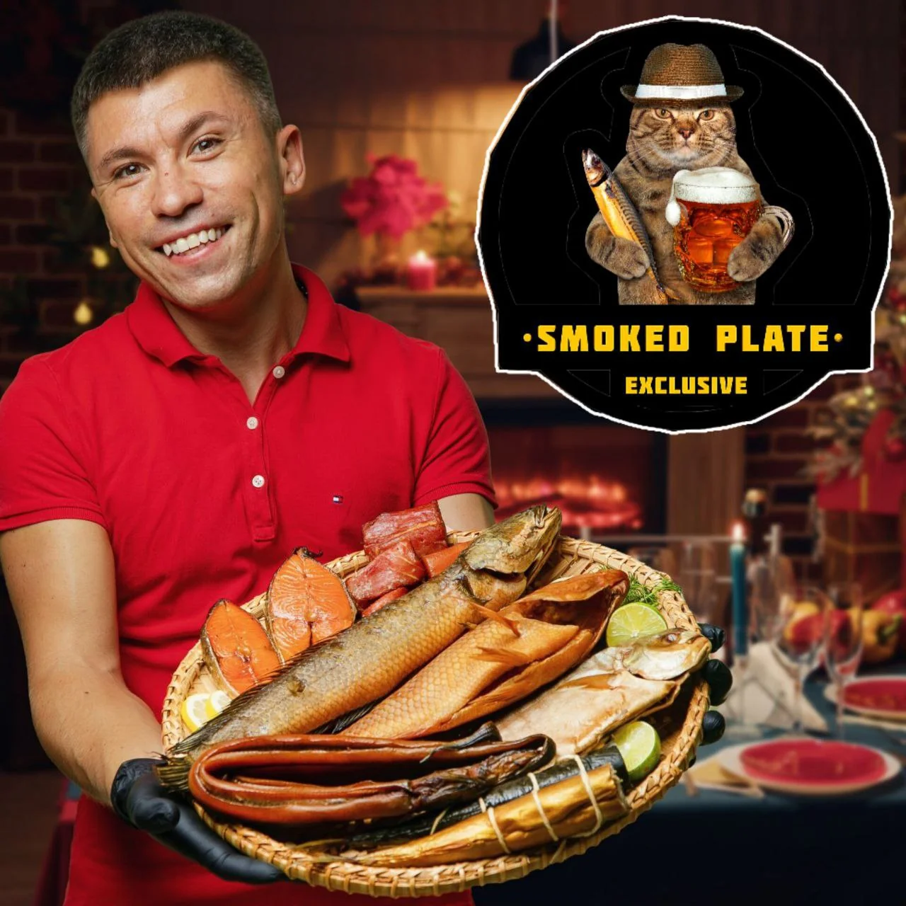 Копчёная тарелка Exclusive