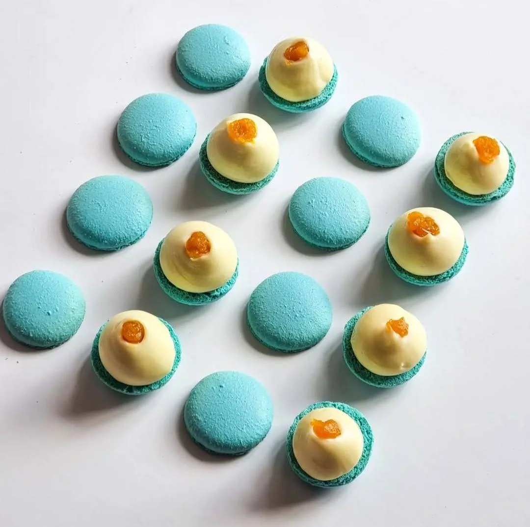 Макаронс Пармезан-Персик