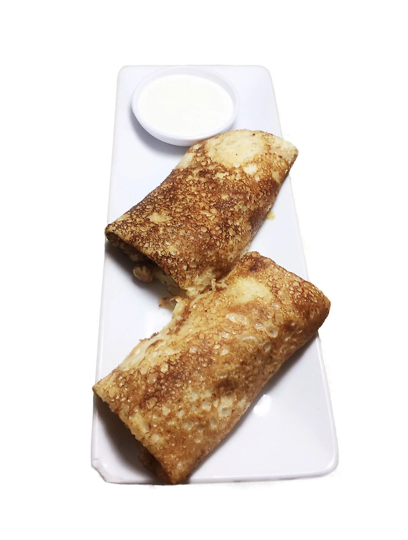 Блинчики с курицей и грибами