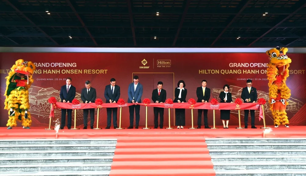 Открытие курорта Hilton Quang Hanh Onsen